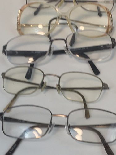 Vintage Eyeglasses Lot of 18 Various Styles Mens Womens Metal Plastic Frames