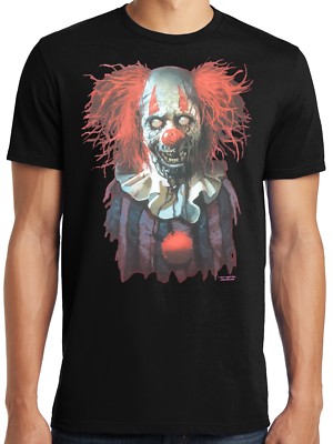 PubliciTeeZ Big and Tall Licensed Liquid Blue Zombie Clown T-Shirt Big Sizes