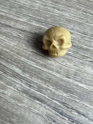 vintage skull plastic tiny mini game piece? part? Skeleton Bin 40