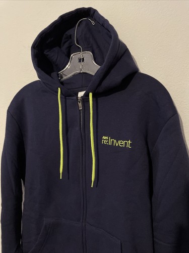 aws MA-1ジャケット 黒 re:Invent Amazon ReInvent Employee Full Zip Adult Black Bomber AWS