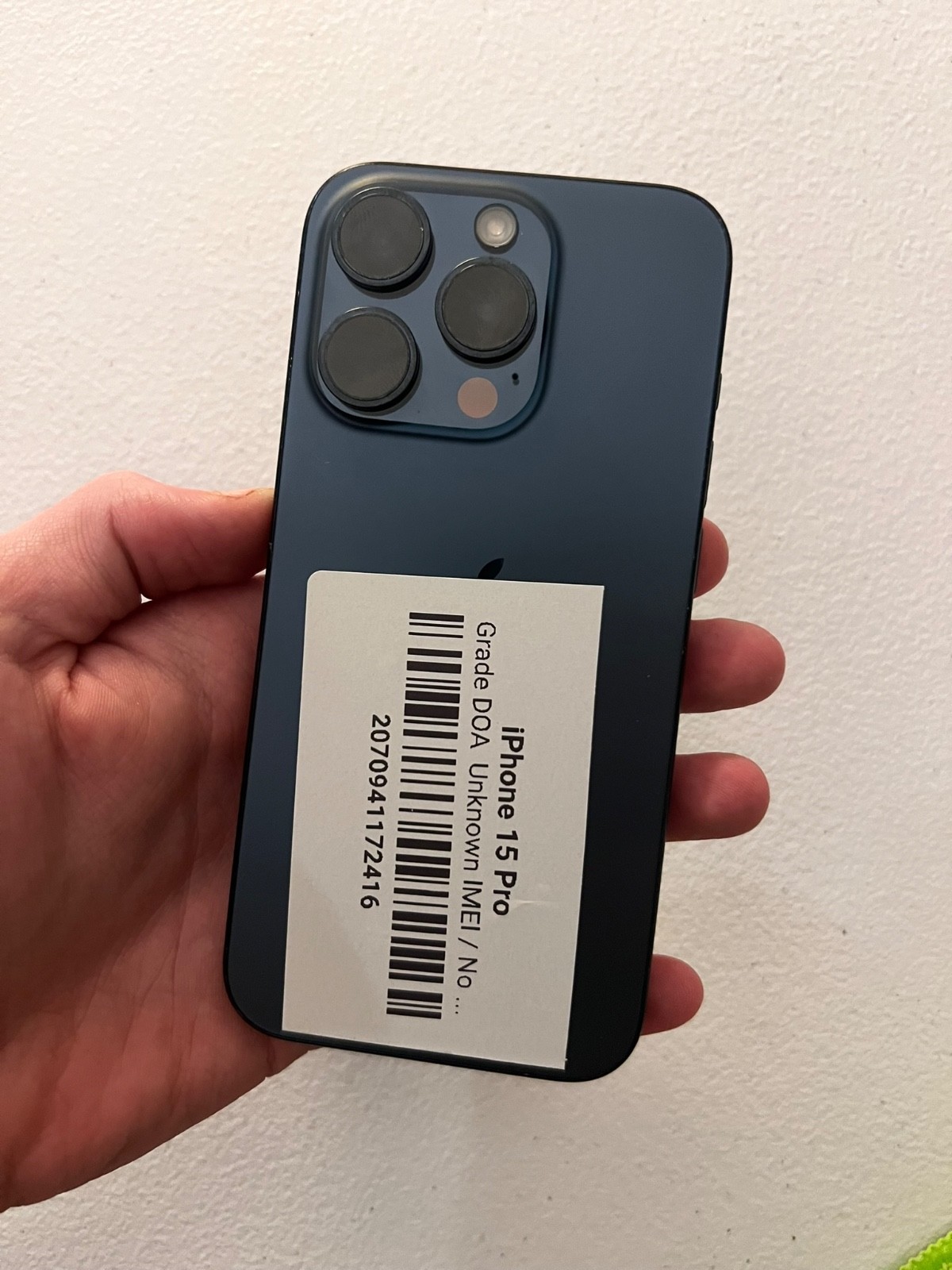 Apple iPhone 15 Pro Blue Titanium (For Parts Read) | eBay