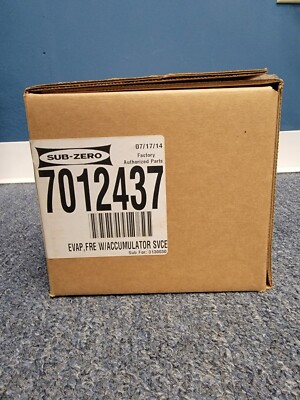 New Genuine Sub-Zero 7012437 Refrigerator Freezer Evaporator w/ Accumulator