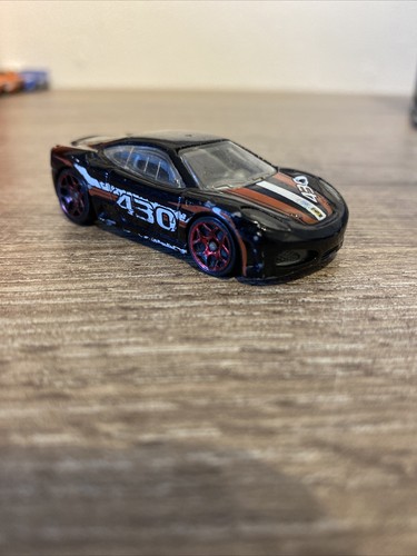 Hot Wheels Ferrari F430 Challenge - Black/Red - 1/64 Diecast