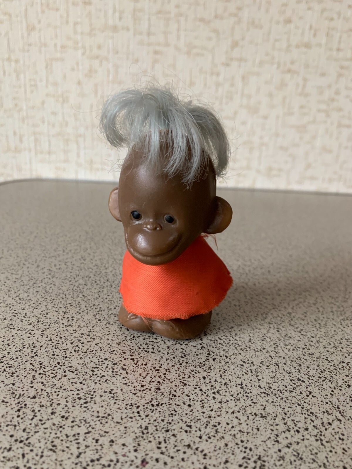 Vintage Soviet toy, monkey, blown plastic, USSR, 11 cm | eBay