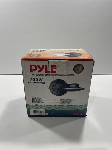 Pyle Speakers Waterproof PLMR51B 100W 5-1/4&rdquo; DUAL CONE STE