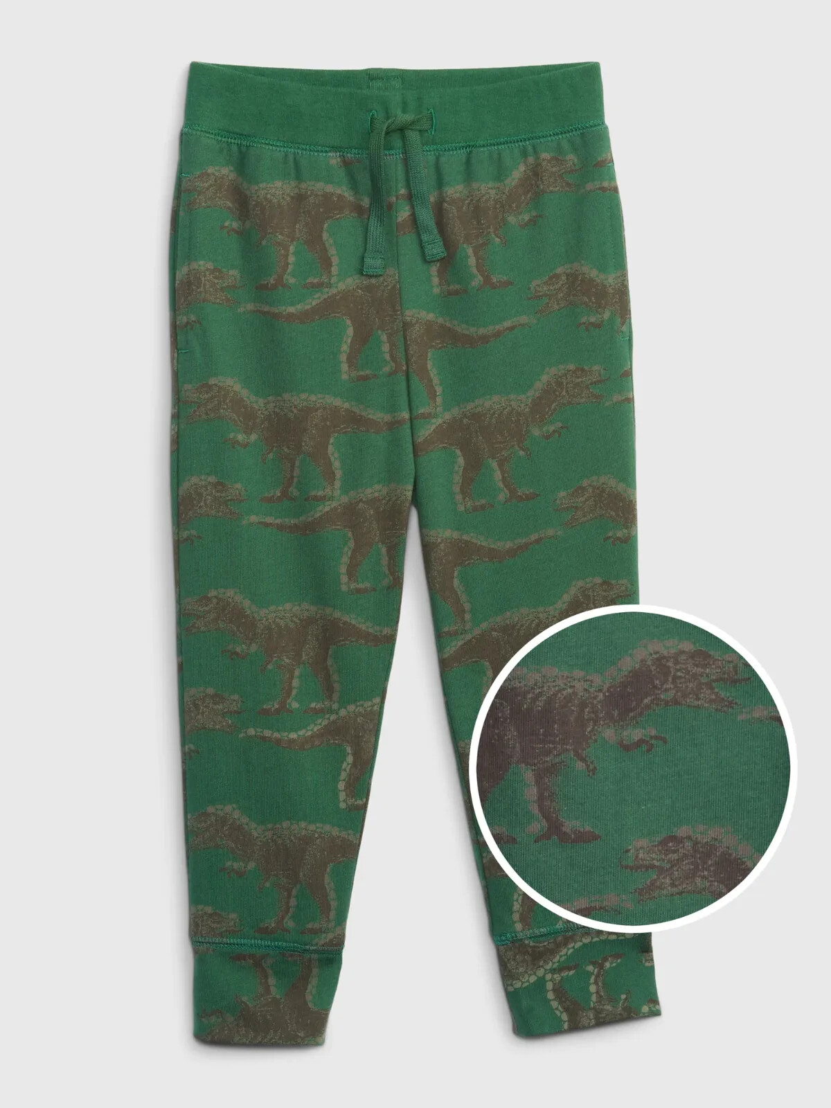 

NWT GAP Брюки-джоггеры без застежек с изображением динозавра T-Rex из органического хлопка для мальчиков 2 года, 3 года, 4 года, 5 лет, Green dino
