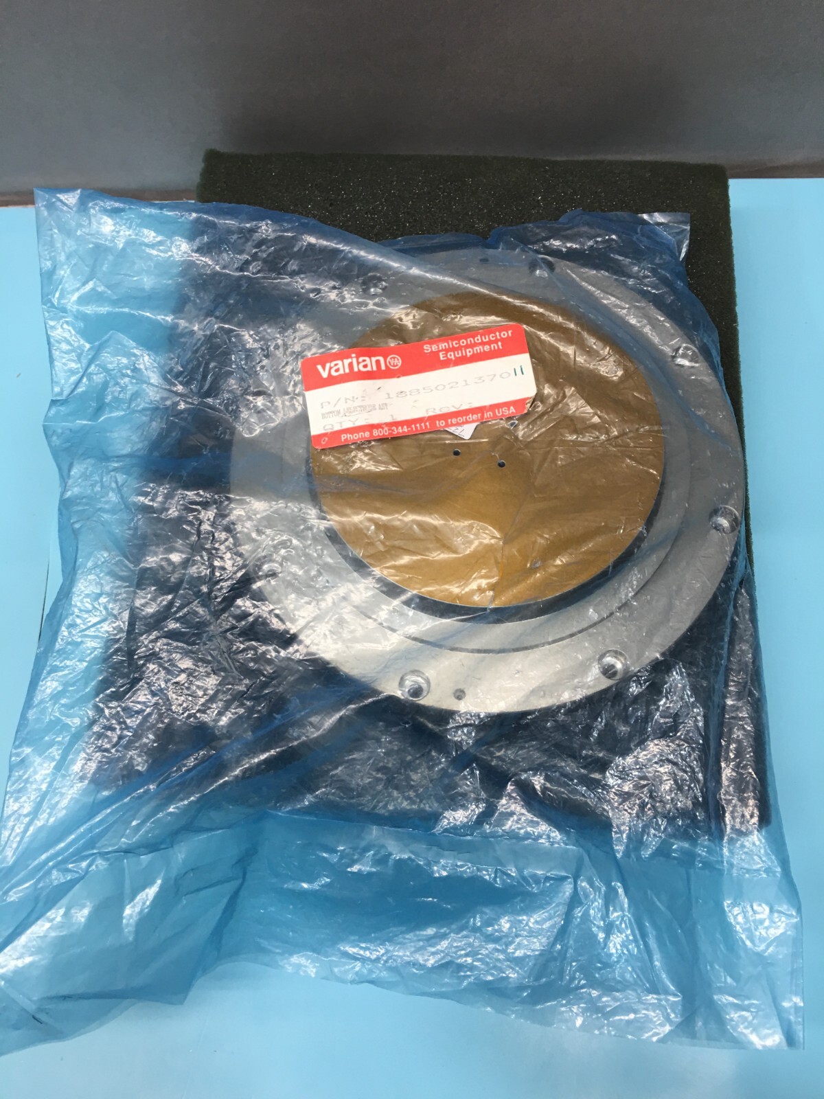 Varian 1885021370 Bottom Electrode Assy, 188502137011, 120665