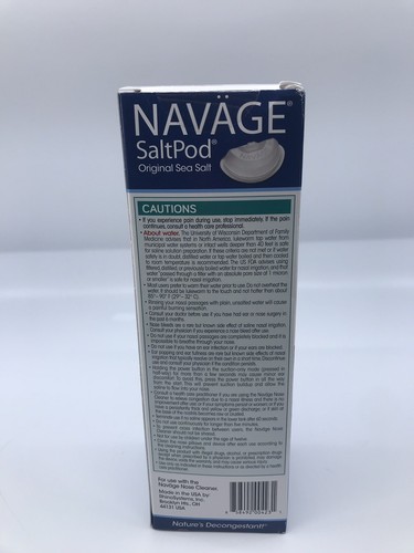 NAVAGE SALT POD ORIGINAL SEA SALT NASAL IRRIGATION 20 SALTPOD CAPSULES DE 20141