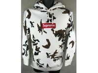 cow print supreme hoodie