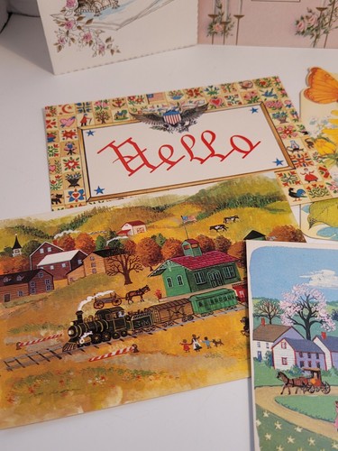 Lot Of 14 Vintage Greeting Cards Assorted Variety Thanks Henco Buzza Hytone Tuck