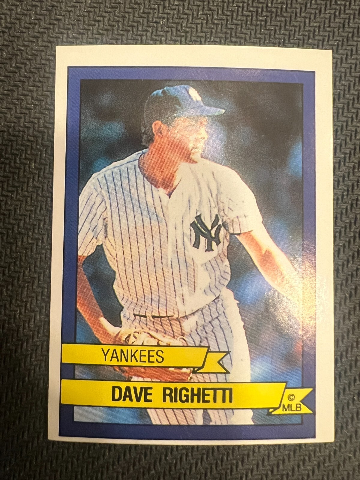 QTY: 1989 Panini Baseball Stickers - Dave Righetti ( New