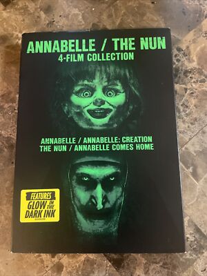 Annabelle / The Nun 4-Film Collection with Glow in the Dark Slipcover - New