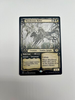 Murderous Rider - Showcase - Throne of Eldraine - LP - English MTG