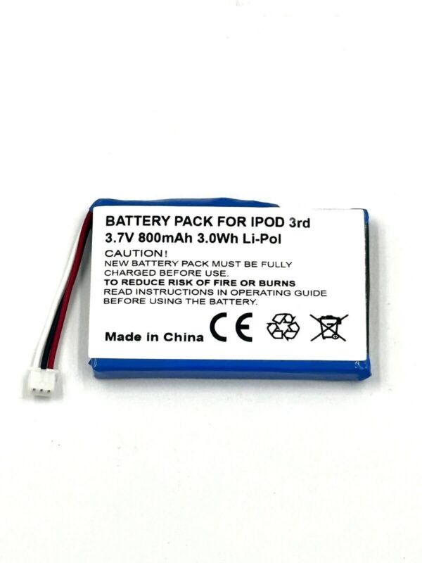 Replacement Battery For Apple iPod 3rd Generation Classic 616-0159 A1040 3 Gen