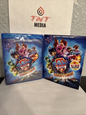 Paw Patrol: The Mighty Movie (Blu-Ray, Digital 2023) NEW!!
