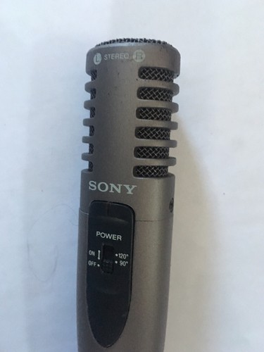 Sony ECM-MS907 Stereo Condenser Cable Microphone With Holder
