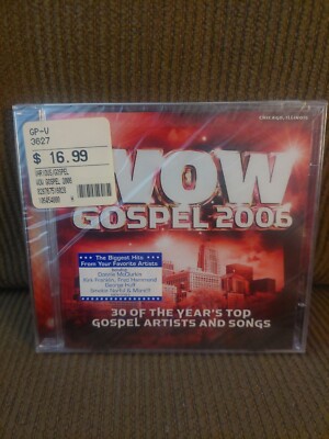 WOW Gospel 2006 Brand New And Sealed Feat Donnie McClurkin & Kirk Franklin