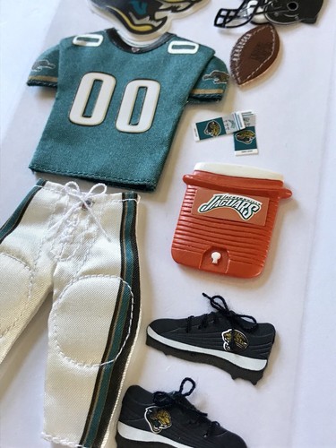 NIP NFL JACKSONVILLE JAGUARS DIMENSIONAL JOLEE'S BOUTIQUE STICKERS FOOTBALL