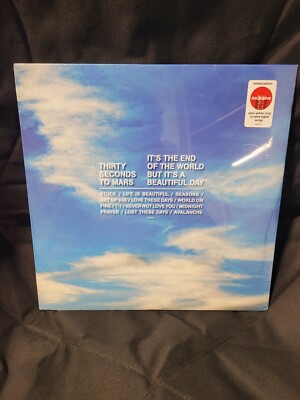 Thirty Seconds To Mars End of the World Neon Yellow Vinyl Target exclusive NEW