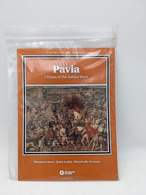 Decision Games Folio Wargame Pavia Climax of the Italian Wars NEW Unpunched