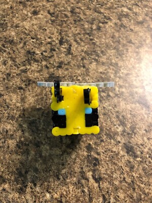 minecraft bee perler bead pixel art 3d