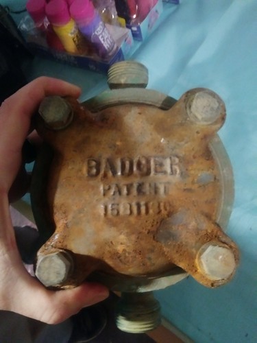 Vintage Brass Badger Meter Steampunk