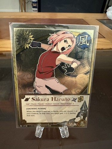 Naruto CCG Sakura Haruno 419 Foil Super Rare | eBay