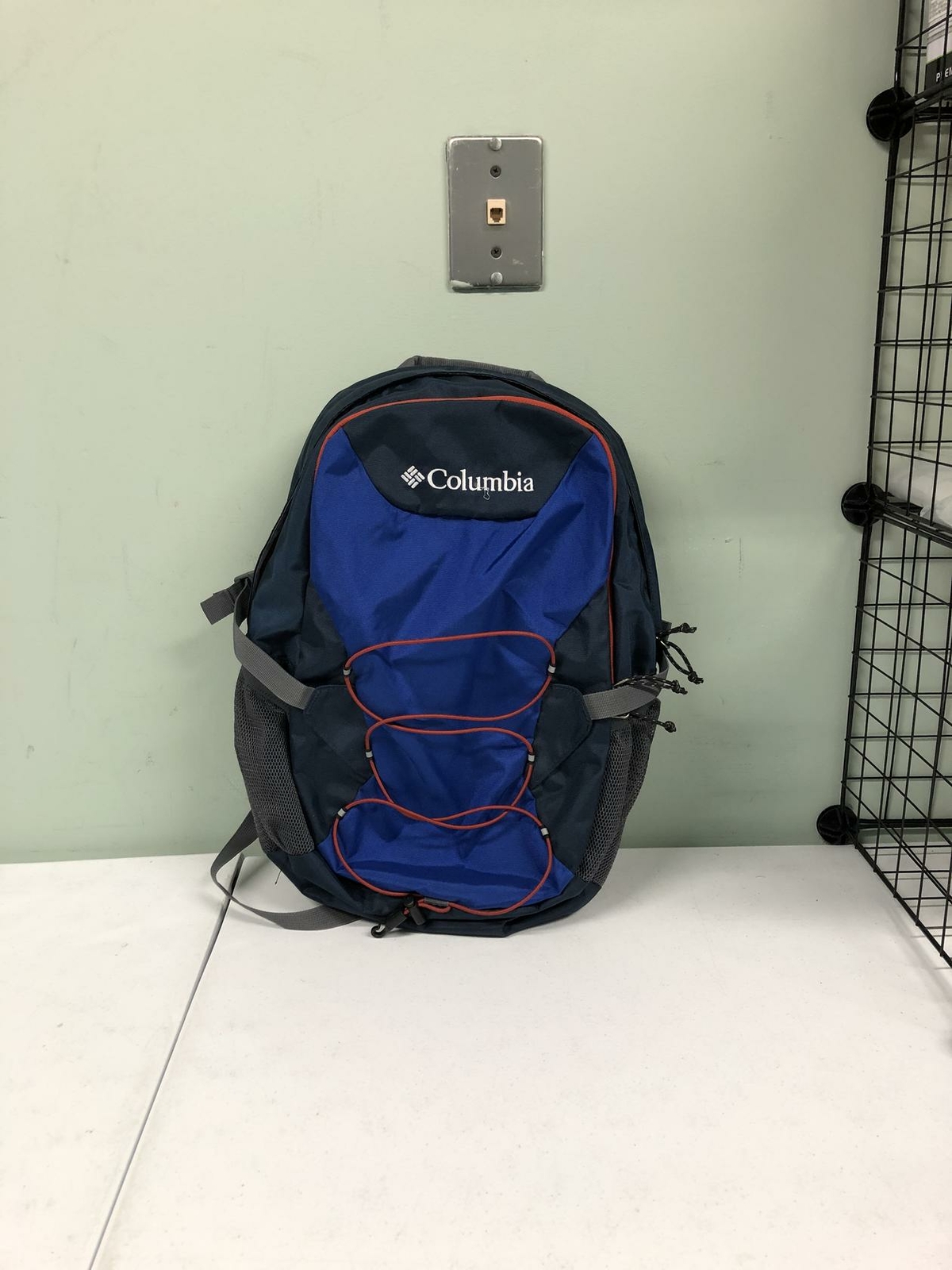 Columbia Unisex Utility Hiking Tactical Backpack Blue/Orange/Gray 15"