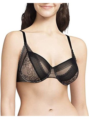 PASSIONATA Intimates Черный сетчатый бюстгальтер на косточках 32B