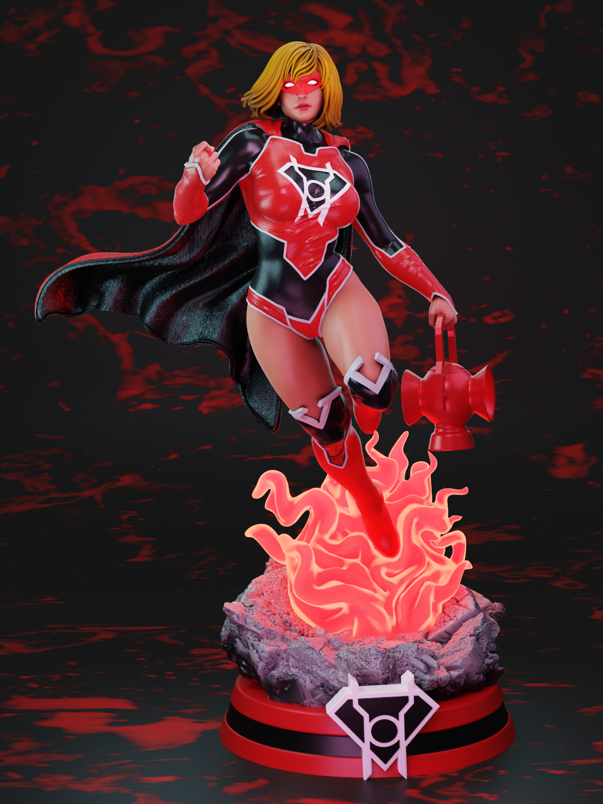 1/12, 1/10, 1/8, 1/6 or 1/4 Scale BrunoArt3D Kara Zor-El Red