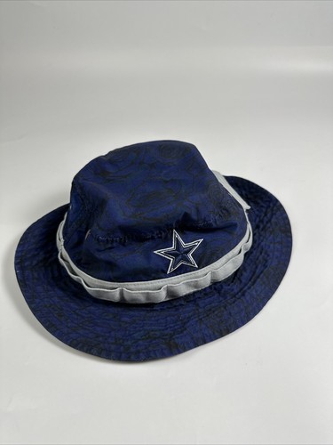 DALLAS COWBOYS NFL New Era Rose Stamp Blue Bucket Hat