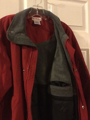 Authentic Disney Mickey Mouse Bomber Jacket, Red, Unisex Size Small