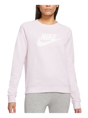 

Женский розовый свитер с круглым вырезом и длинными рукавами NIKE Plus
