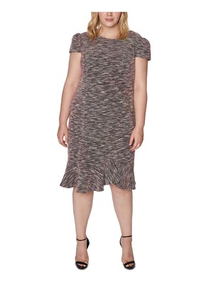 

Черное женское платье BETSEY JOHNSON на молнии в крапинку для работы, Черный