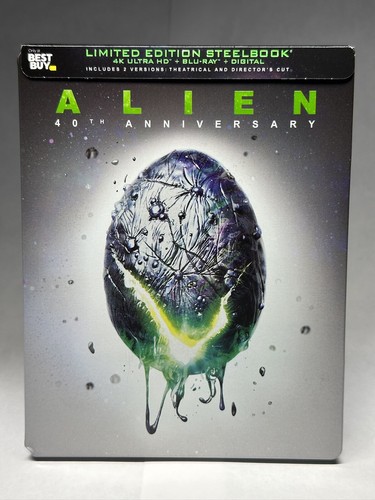 【未開封品】エイリアン 製作40周年記念版 スチールブック仕様 Alien 40th Anniversary Steelbook 4K UHD, Blu-ray, 1979, Best