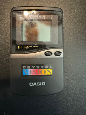 Vintage Casio EV-200 LCD color Television 1.8  Screen TFT Active Matrix