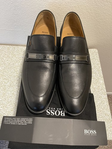hugo boss portland solid bit loafer