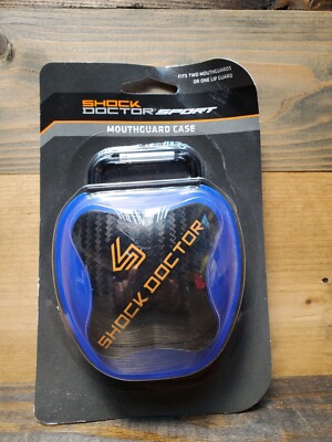 Shock Doctor Sport Mouthguard Case NEW Blue