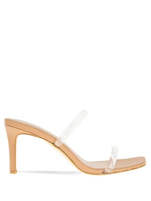 

BCBGENERATION Женские бежевые сандалии без шнуровки на каблуке Salin Square Toe Stiletto, Бежевый, GN215127