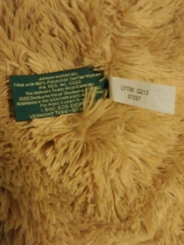 Vermont Teddy Bear Big Hunka Love Plush Bear 4' Tall