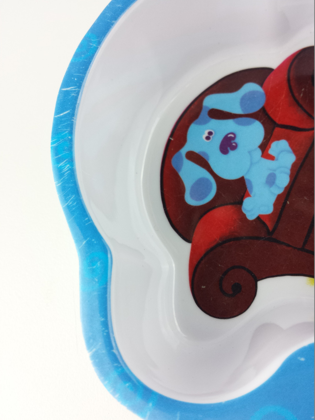 Blues Clues Melamine Childs Cereal Bowl by Zak Designs Chair 2000 Vintage