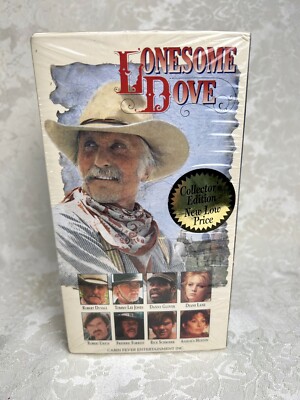 VTG Lonesome Dove Collector's Edition Cabin Fever Part's 1-4 VHS 4-Tape Box Set