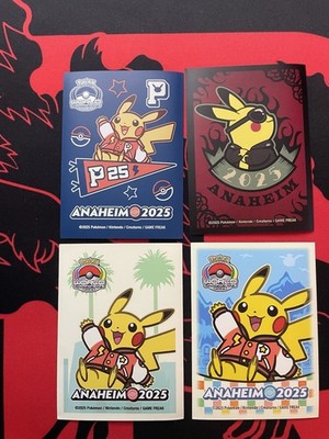 2025 Anaheim Bundle Individual Card Sleeves Pokemon World