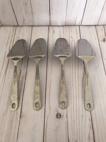 America Cooks Set Of 4 Stainless Steel Pie Server 10”