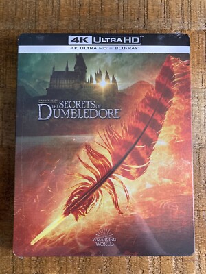 Fantastic Beasts: The Secrets of Dumbledore w. Steelbook (4K UHD + Blu-ray) NEW