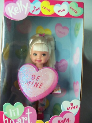 Li l Heart Kelly Li l Sis Of Barbie BE MINE Valentine Doll-2002, Mattel #B1075