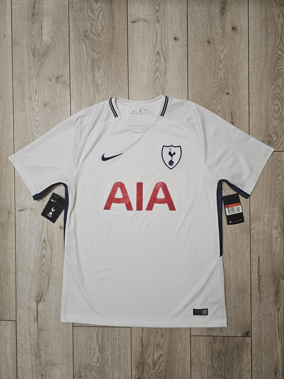 TOTTENHAM HOTSPUR 2017 2018 HOME FOOTBALL SHIRT SOCCER