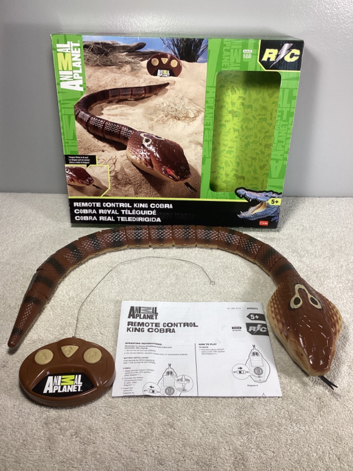 animal planet remote control king cobra