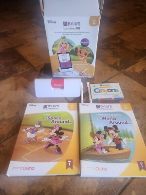 BYJU S Learning Kit Grade K  Disney iPad Tablet Kindergarten OSMO Open Box STEM