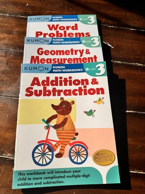 Grade 3 Workbook Lot by Kumon Publishing North America (2009, Trade...